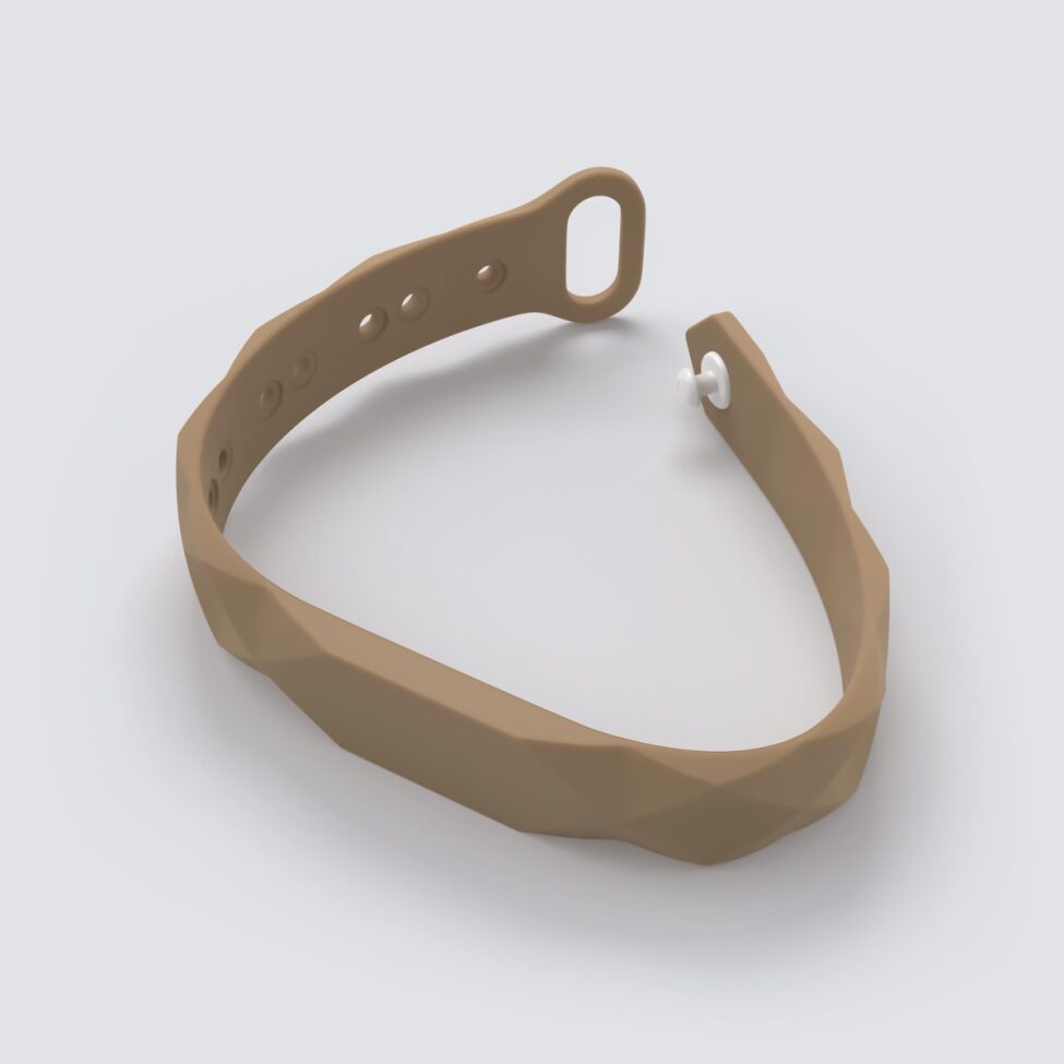 Силиконовый браслет с застежкой БРИЛЛИАНТ - фото 5
