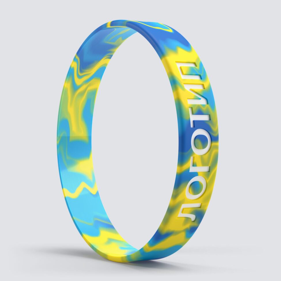 Силиконовый браслет ПРОМО - L с вдавленным логотипом - фото 4