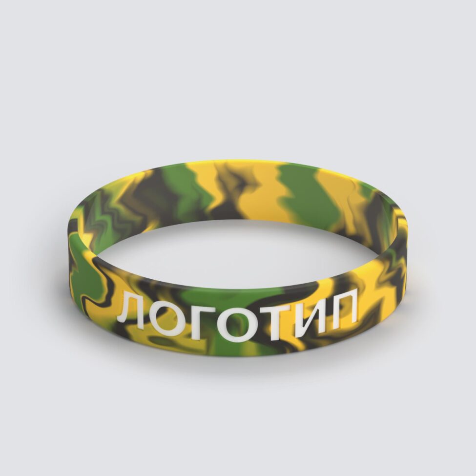 Силиконовый браслет ПРОМО - M с вдавленным логотипом - фото 3