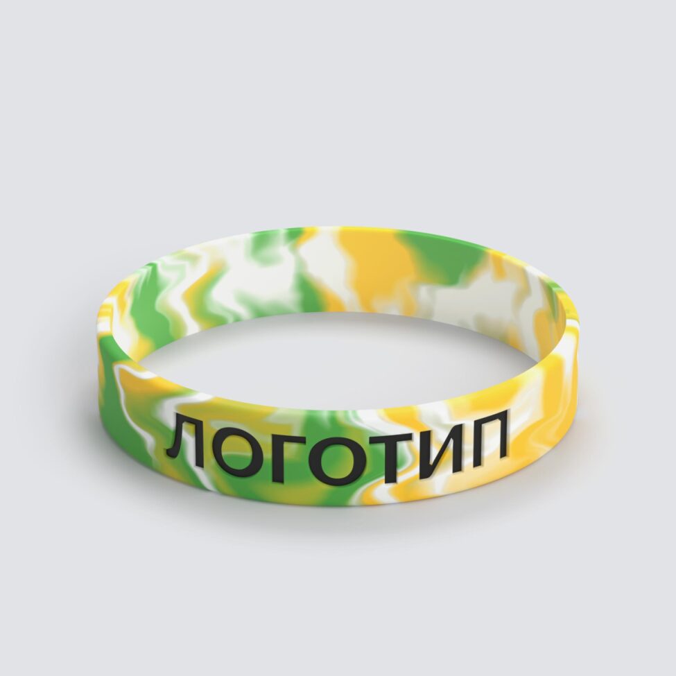 Силиконовый браслет ПРОМО - M с вдавленным логотипом - фото 6