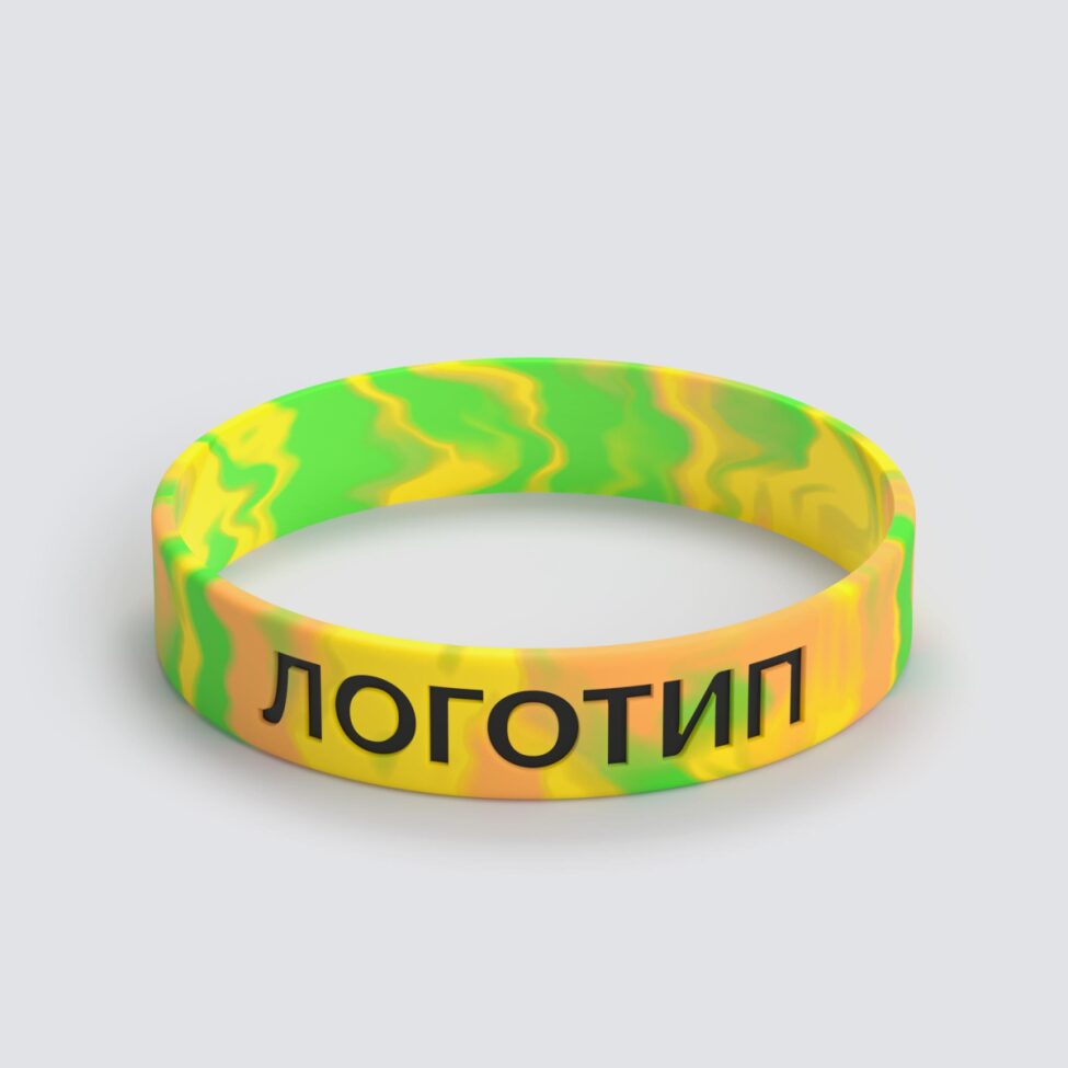 Силиконовый браслет ПРОМО - M с вдавленным логотипом - фото 3