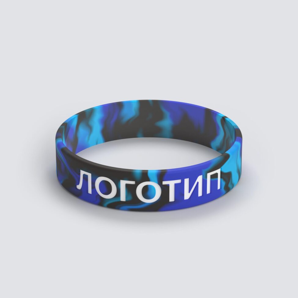 Силиконовый браслет ПРОМО - S с вдавленным логотипом - фото 3