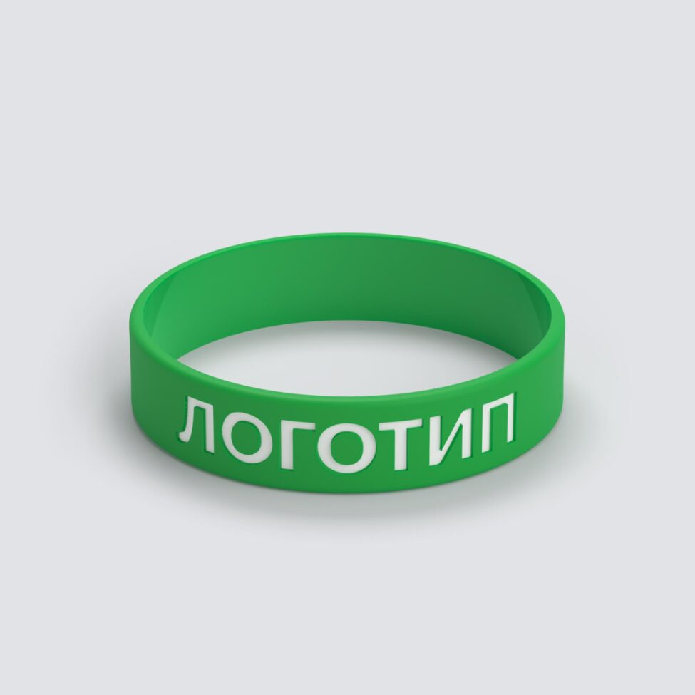 Силиконовый браслет ПРОМО - S с вдавленным логотипом - фото 3