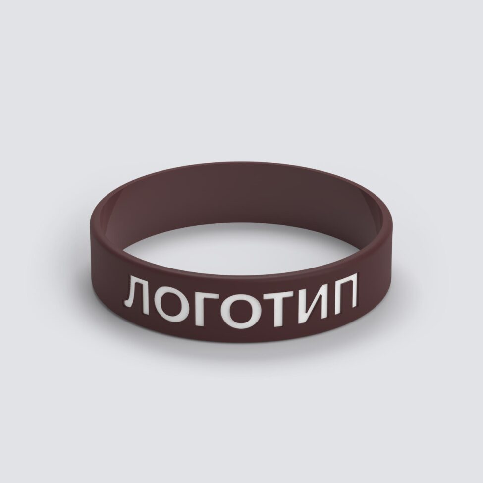 Силиконовый браслет ПРОМО - S с вдавленным логотипом - фото 3