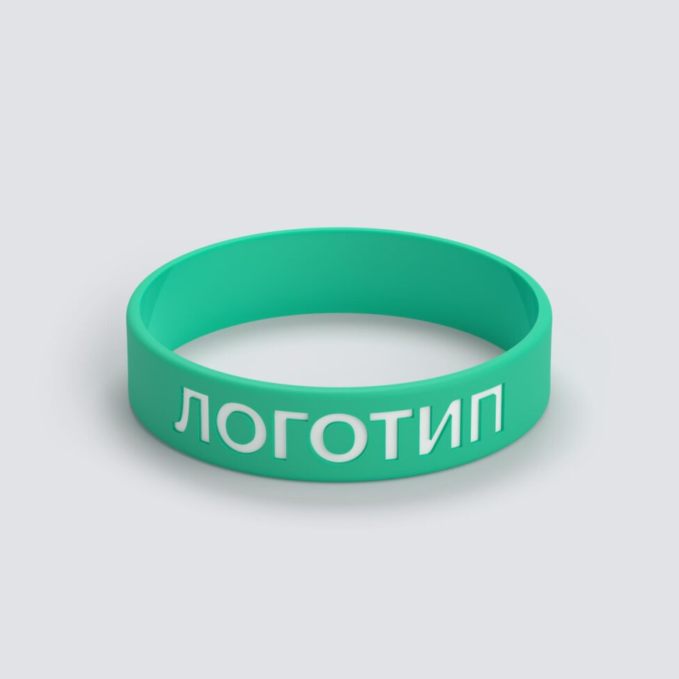 Силиконовый браслет ПРОМО - S с вдавленным логотипом - фото 3