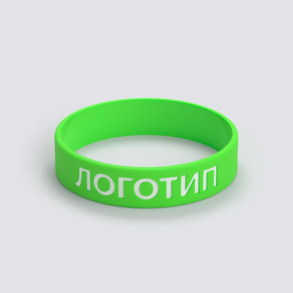 Силиконовый браслет ПРОМО - S с вдавленным логотипом - фото 3