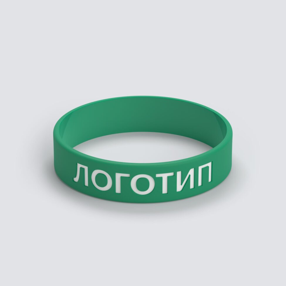 Силиконовый браслет ПРОМО - S с вдавленным логотипом - фото 3