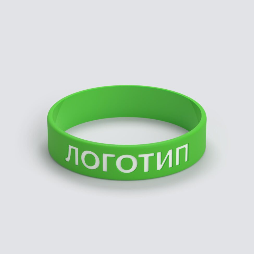 Силиконовый браслет ПРОМО - S с вдавленным логотипом - фото 3