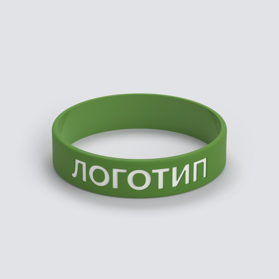 Силиконовый браслет ПРОМО - S с вдавленным логотипом - фото 3